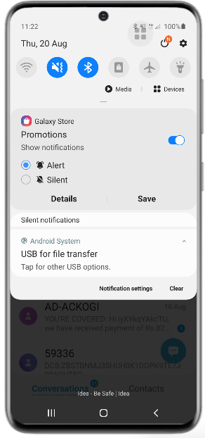 Android silent notifications