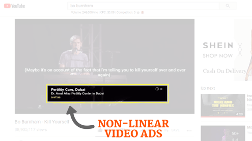 Non-Linear Video AD iZooto