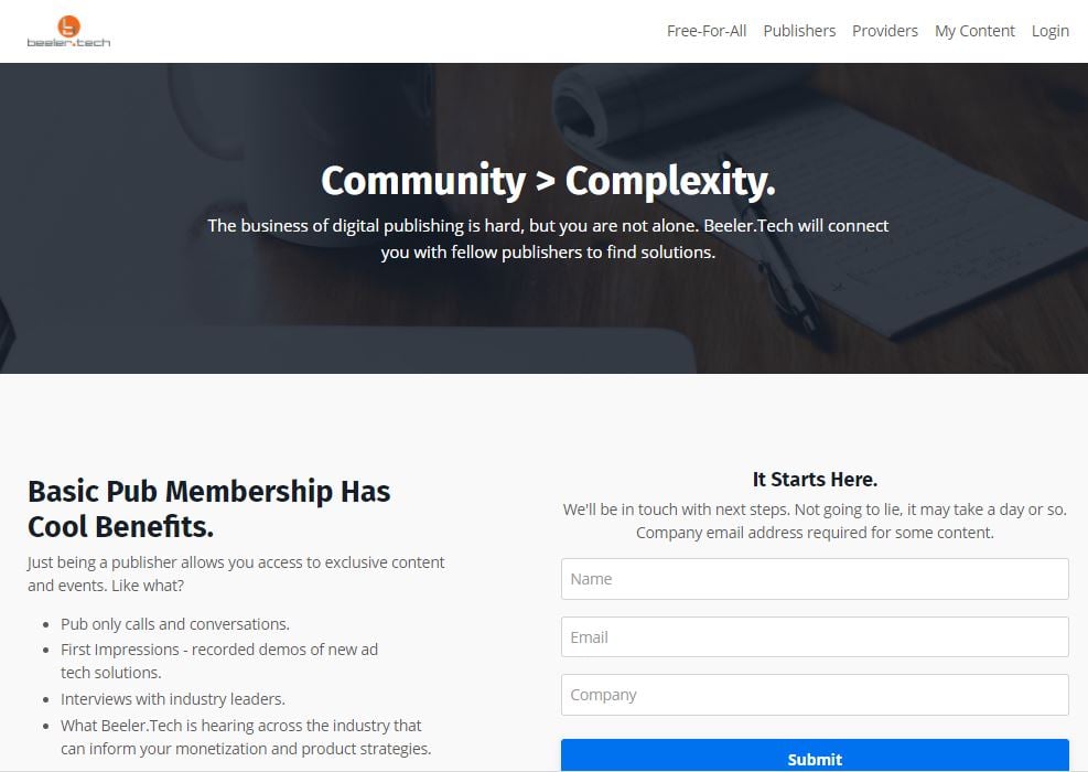 beeler.tech-community-for-publishers