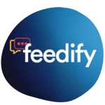 feedify logo blue bg